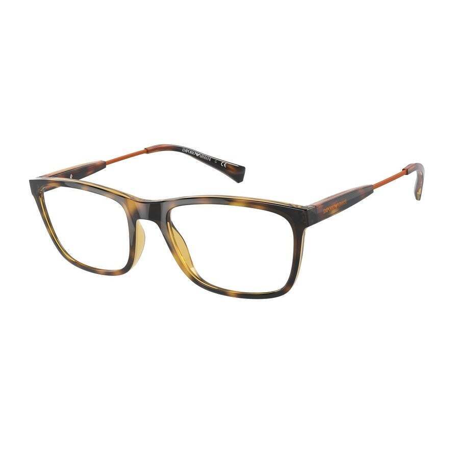 Emporio Armani Ea3165 Eyeglasses Havana Rectangular
